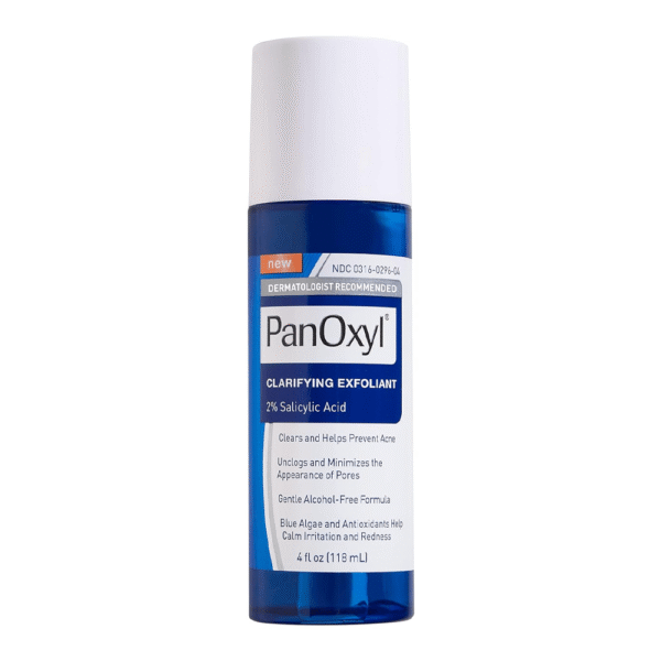 PanOxyl clarifying exfoliant toner
