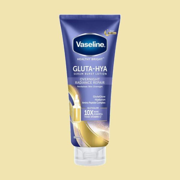 Vaseline Healthy Bright Gluta-Hya Overnight Radiance Repair Serum Burst Lotion
