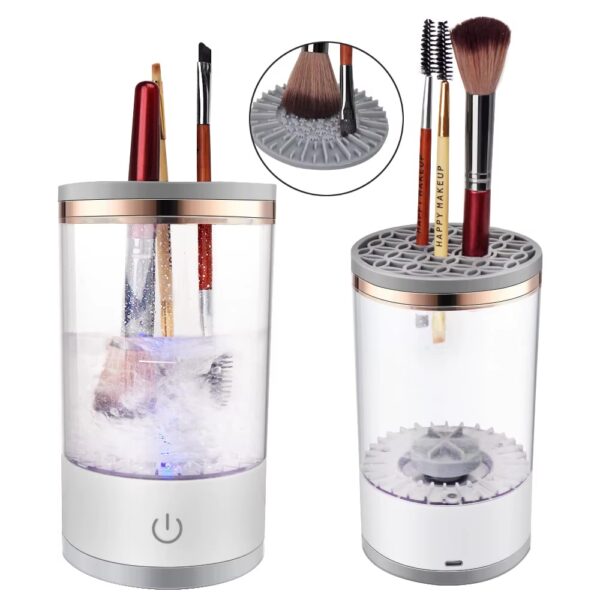 Electric makeup brush cleaner